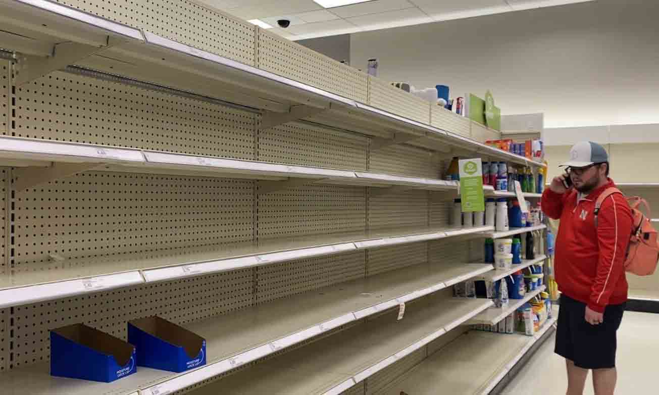 Empty Shelves at Target